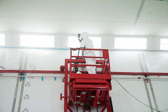 Покрасочно-сушильная камера для оборудования химической, нефтяной и газовой промышленности г. Димитровград, Завод ООО "Димитровградхиммаш"