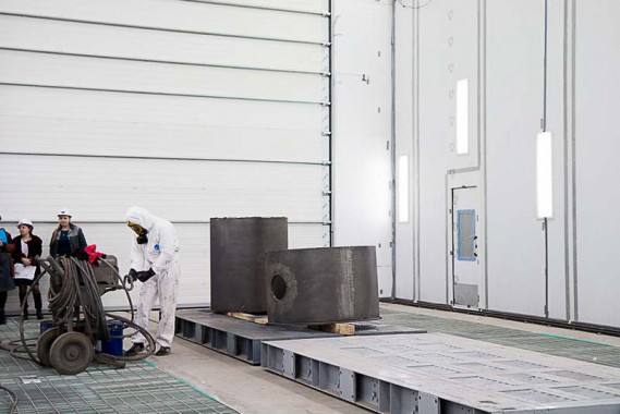 Покрасочно-сушильная камера для оборудования химической, нефтяной и газовой промышленности г. Димитровград, Завод ООО "Димитровградхиммаш"