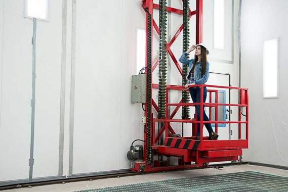 Покрасочно-сушильная камера для оборудования химической, нефтяной и газовой промышленности г. Димитровград, Завод ООО "Димитровградхиммаш"