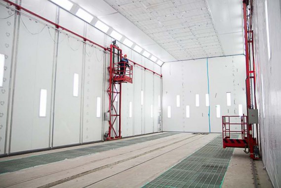 Покрасочно-сушильная камера для оборудования химической, нефтяной и газовой промышленности г. Димитровград, Завод ООО "Димитровградхиммаш"