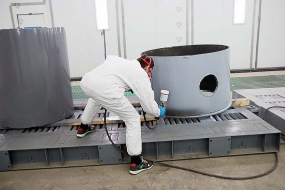 Покрасочно-сушильная камера для оборудования химической, нефтяной и газовой промышленности г. Димитровград, Завод ООО "Димитровградхиммаш"