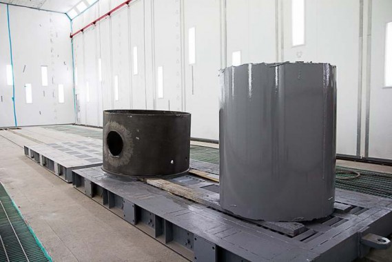 Покрасочно-сушильная камера для оборудования химической, нефтяной и газовой промышленности г. Димитровград, Завод ООО "Димитровградхиммаш"