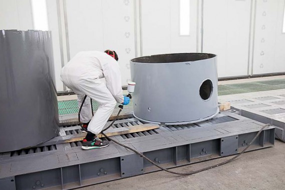 Покрасочно-сушильная камера для оборудования химической, нефтяной и газовой промышленности г. Димитровград, Завод ООО "Димитровградхиммаш"