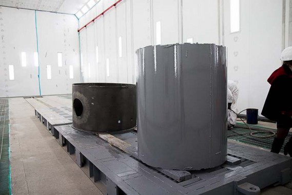 Покрасочно-сушильная камера для оборудования химической, нефтяной и газовой промышленности г. Димитровград, Завод ООО "Димитровградхиммаш"