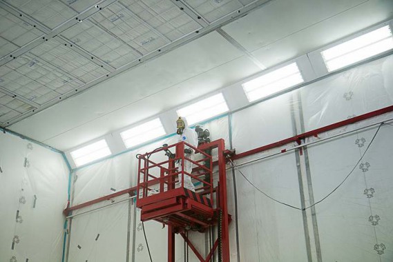 Покрасочно-сушильная камера для оборудования химической, нефтяной и газовой промышленности г. Димитровград, Завод ООО "Димитровградхиммаш"