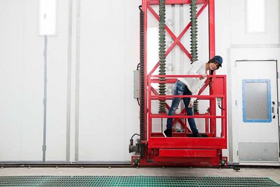 Покрасочно-сушильная камера для оборудования химической, нефтяной и газовой промышленности г. Димитровград, Завод ООО "Димитровградхиммаш"