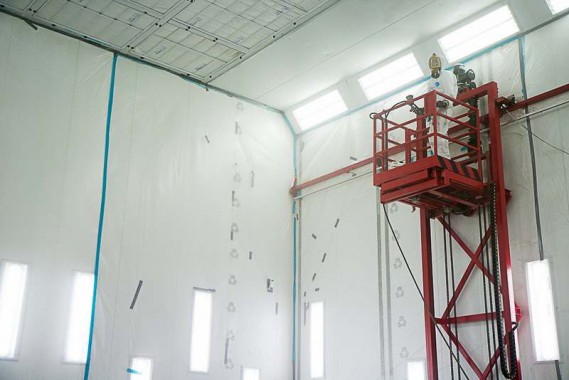 Покрасочно-сушильная камера для оборудования химической, нефтяной и газовой промышленности г. Димитровград, Завод ООО "Димитровградхиммаш"