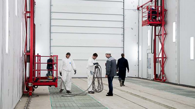 Покрасочно-сушильная камера для оборудования химической, нефтяной и газовой промышленности г. Димитровград, Завод ООО "Димитровградхиммаш"