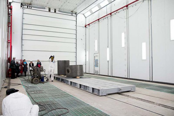 Покрасочно-сушильная камера для оборудования химической, нефтяной и газовой промышленности г. Димитровград, Завод ООО "Димитровградхиммаш"