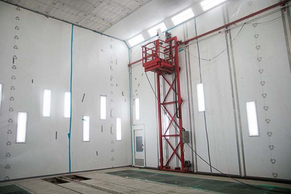 Покрасочно-сушильная камера для оборудования химической, нефтяной и газовой промышленности г. Димитровград, Завод ООО "Димитровградхиммаш"