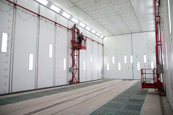 Покрасочно-сушильная камера для оборудования химической, нефтяной и газовой промышленности г. Димитровград, Завод ООО "Димитровградхиммаш"