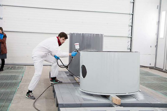 Покрасочно-сушильная камера для оборудования химической, нефтяной и газовой промышленности г. Димитровград, Завод ООО "Димитровградхиммаш"