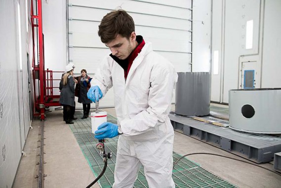 Покрасочно-сушильная камера для оборудования химической, нефтяной и газовой промышленности г. Димитровград, Завод ООО "Димитровградхиммаш"