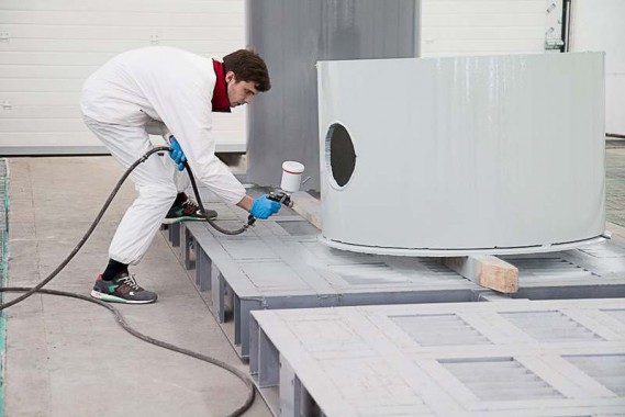 Покрасочно-сушильная камера для оборудования химической, нефтяной и газовой промышленности г. Димитровград, Завод ООО "Димитровградхиммаш"