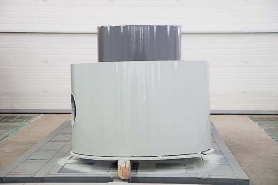 Покрасочно-сушильная камера для оборудования химической, нефтяной и газовой промышленности г. Димитровград, Завод ООО "Димитровградхиммаш"