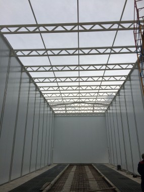 Строительство покрасочно-сушильной камеры для оборудования химической, нефтяной и газовой промышленности г. Димитровград, Завод ООО "Димитровградхиммаш"