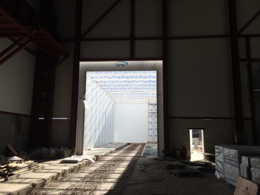 Строительство покрасочно-сушильной камеры для оборудования химической, нефтяной и газовой промышленности г. Димитровград, Завод ООО "Димитровградхиммаш"