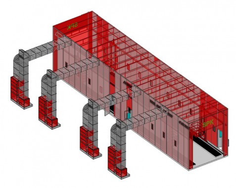 Покрасочно-сушильная камера проходного типа SPK-24.5.5 г. Набережные Челны