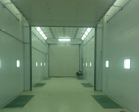 Строительство покрасочно-сушильной камеры проходного типа SPK-24.5.5 г. Набережные Челны