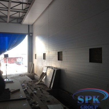 Строительство покрасочно-сушильной камеры проходного типа SPK-24.5.5 г. Набережные Челны