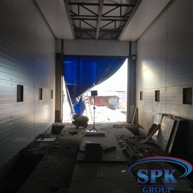 Строительство покрасочно-сушильной камеры проходного типа SPK-24.5.5 г. Набережные Челны