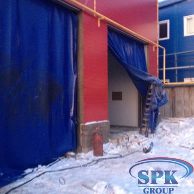 Строительство покрасочно-сушильной камеры проходного типа SPK-24.5.5 г. Набережные Челны