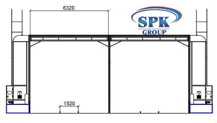 Модернизация проходной окрасочно сушильной камеры для вагонов SPK-25.13.6