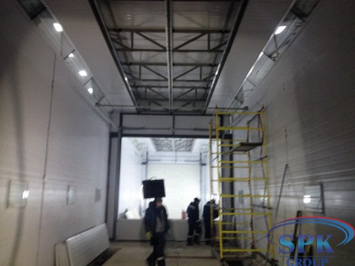 Строительство покрасочно-сушильной камеры проходного типа SPK-24.5.5 г. Набережные Челны