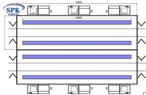 Модернизация проходной окрасочно сушильной камеры для вагонов SPK-25.13.6
