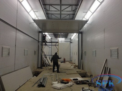 Строительство покрасочно-сушильной камеры проходного типа SPK-24.5.5 г. Набережные Челны