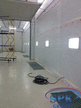 Строительство покрасочно-сушильной камеры проходного типа SPK-24.5.5 г. Набережные Челны