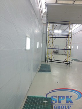 Строительство покрасочно-сушильной камеры проходного типа SPK-24.5.5 г. Набережные Челны