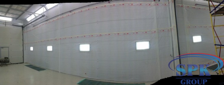 Строительство покрасочно-сушильной камеры проходного типа SPK-24.5.5 г. Набережные Челны