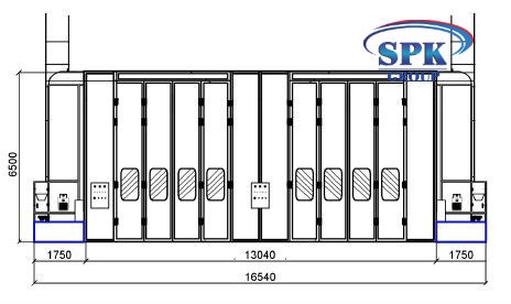 Модернизация проходной окрасочно сушильной камеры для вагонов SPK-25.13.6