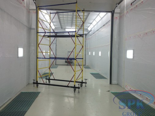 Строительство покрасочно-сушильной камеры проходного типа SPK-24.5.5 г. Набережные Челны