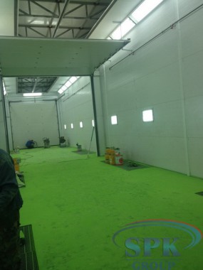 Строительство покрасочно-сушильной камеры проходного типа SPK-24.5.5 г. Набережные Челны