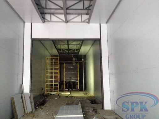 Строительство покрасочно-сушильной камеры проходного типа SPK-24.5.5 г. Набережные Челны