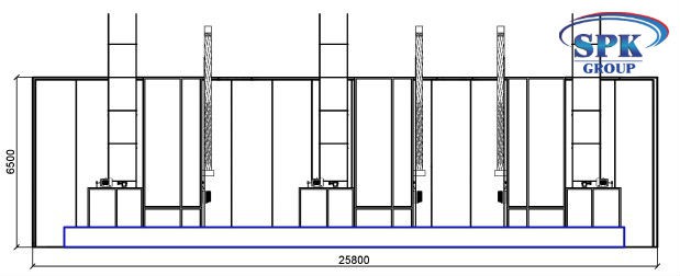 Модернизация проходной окрасочно сушильной камеры для вагонов SPK-25.13.6