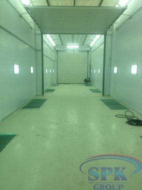 Строительство покрасочно-сушильной камеры проходного типа SPK-24.5.5 г. Набережные Челны