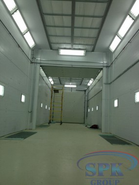 Строительство покрасочно-сушильной камеры проходного типа SPK-24.5.5 г. Набережные Челны