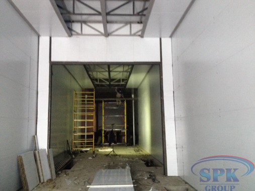 Строительство покрасочно-сушильной камеры проходного типа SPK-24.5.5 г. Набережные Челны