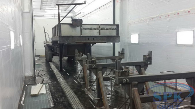 Строительство покрасочно-сушильной камеры проходного типа SPK-24.5.5 г. Набережные Челны