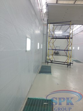 Строительство покрасочно-сушильной камеры проходного типа SPK-24.5.5 г. Набережные Челны
