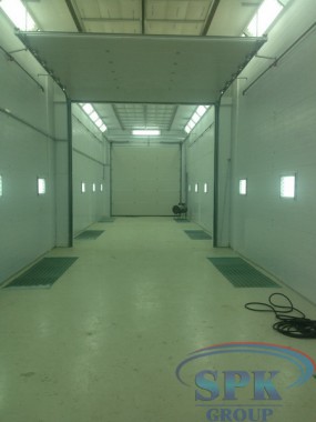 Строительство покрасочно-сушильной камеры проходного типа SPK-24.5.5 г. Набережные Челны