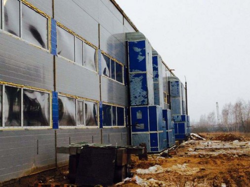 Окрасочно-сушильная камера для 6 вагонов SPK-66x21x6 Россия г Новозыбков