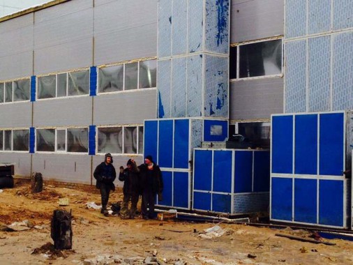 Окрасочно-сушильная камера для 6 вагонов SPK-66x21x6 Россия г Новозыбков