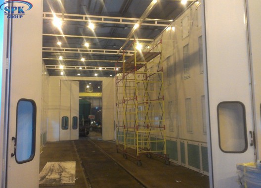 Покрасочно-сушильный комплекс для вагонов SPK-18x6x5