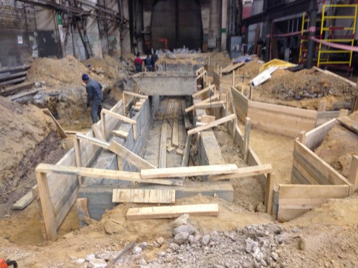 Строительство окрасочно-сушильной камеры для электровозов и локомотивов SPK.