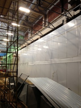 Строительство окрасочно-сушильной камеры для электровозов и локомотивов SPK.