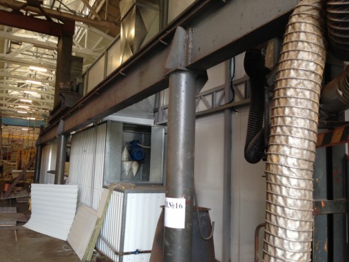 Строительство окрасочно-сушильной камеры для электровозов и локомотивов SPK.